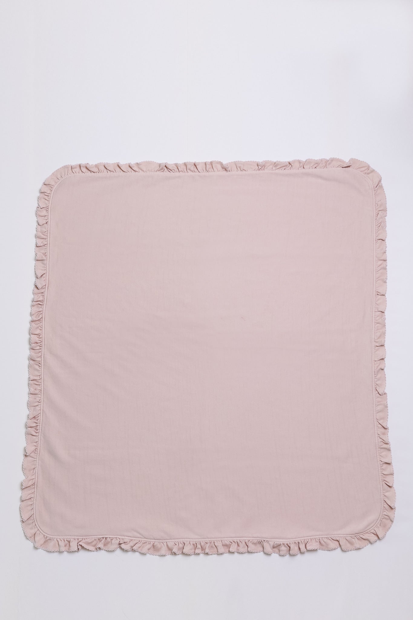 Ruffle Baby Blanket- Blush