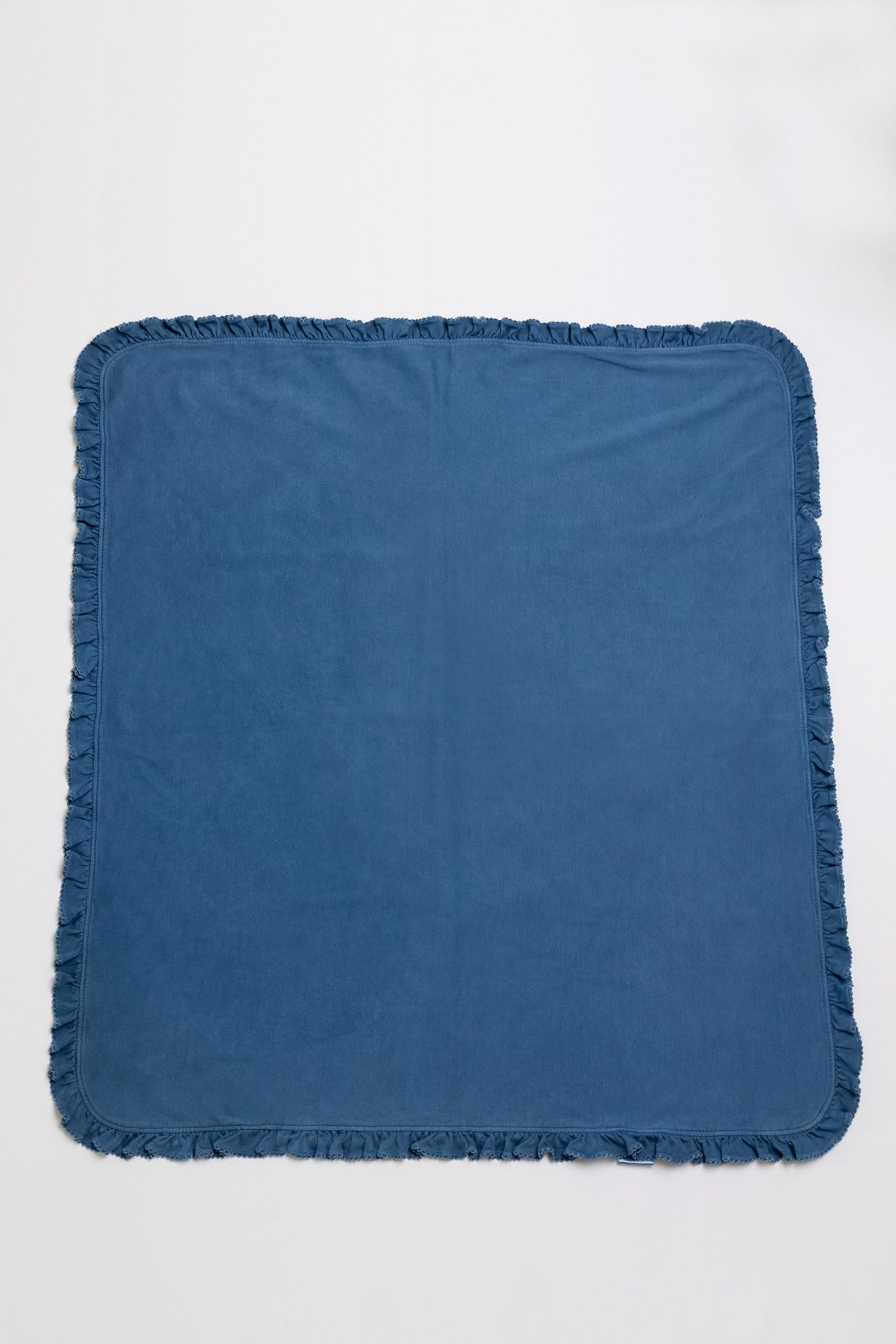 Ruffle Baby Blanket- Bluebell