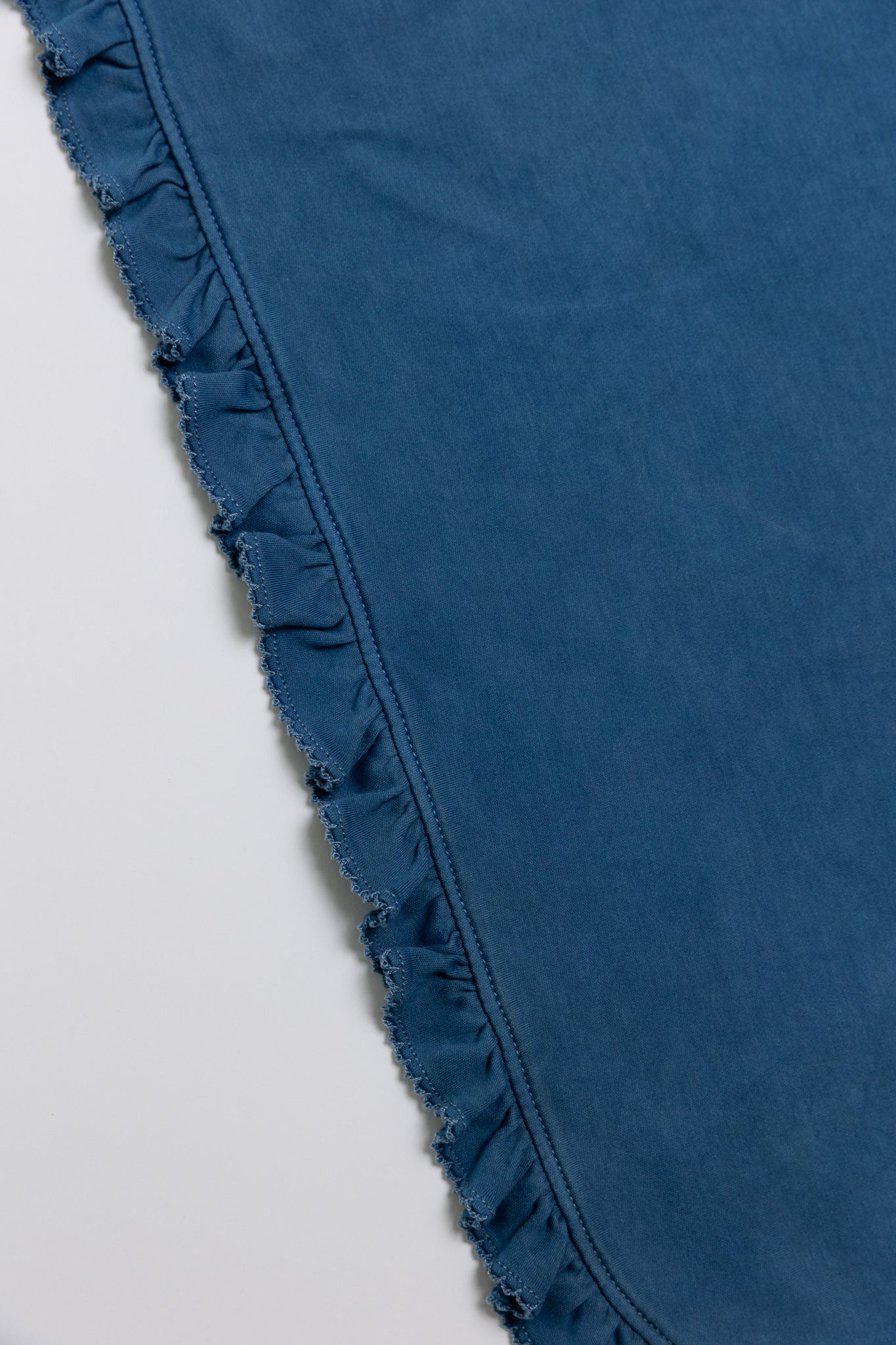 Ruffle Baby Blanket- Bluebell