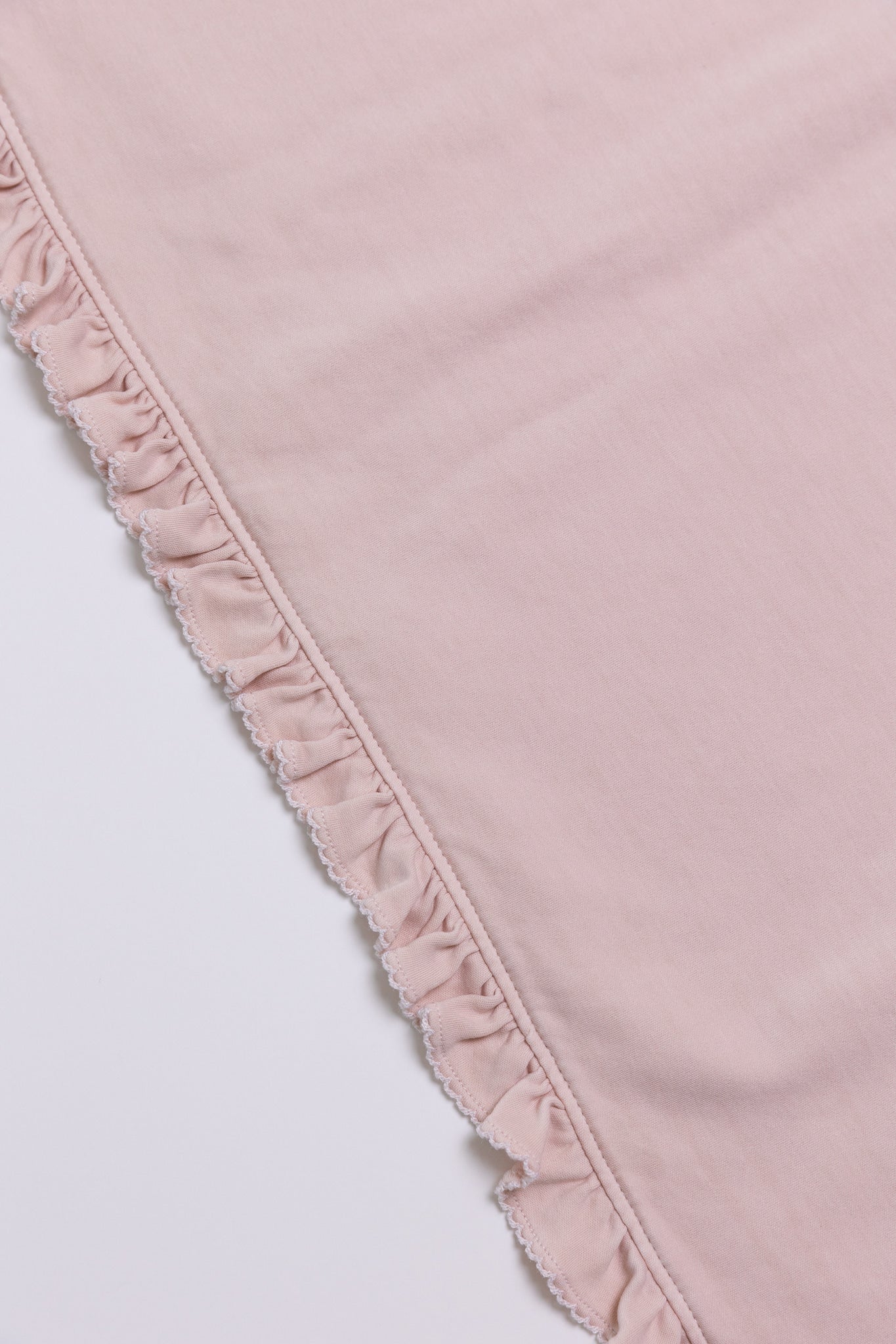 Ruffle Baby Blanket- Blush